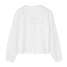 Skall Studio Magnolia Skjorte, Optic White 